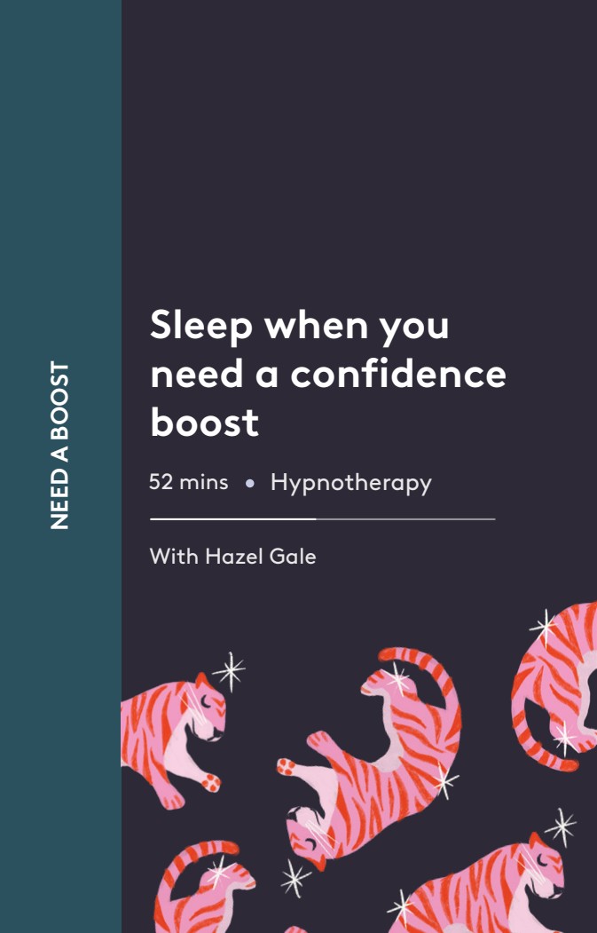 Sleep when you need a confidence boost